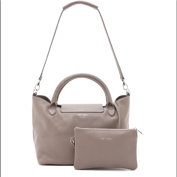 meli melo halo medium handbag - taupe - Picture 2 of 12